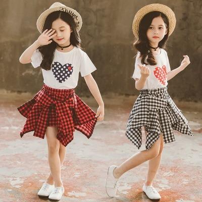 China Wholesale Chinese style children's clothing summer baby youth girl designers outfits boutique clothes for girl teenage girls clothes for sale