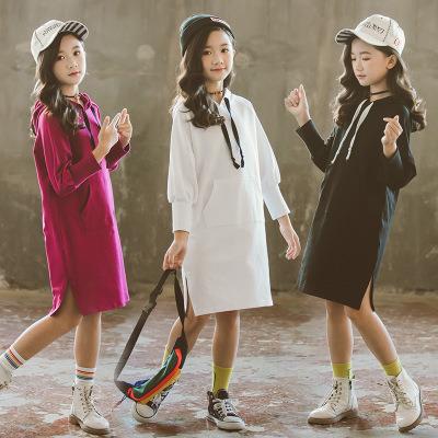 China Anti-wrinkle children's clothing fashion baby girl dress autumn and winter dress teenage girls clothes beautiful for sale