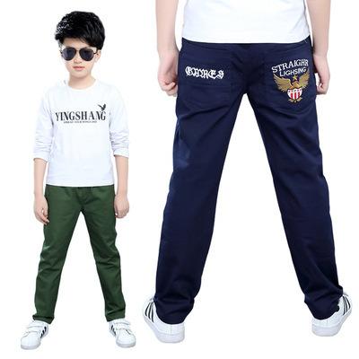 China 2021 Wholesale Hot Sale Teenage Short Jogger Jeans Breathable Kids School Pants Handsome For Boy for sale