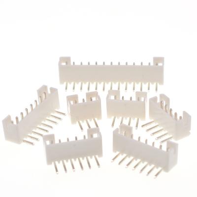 China PBT/LCP/NYLON66 PH White Connector Straight/Curved 2-16p Plug 2.0 Mm Spacing Pin Strip Connector for sale