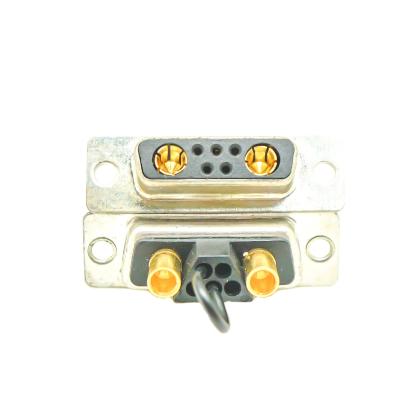 China Computer mechanical equipment video high current 5w2 male and so on and female combo type d-sub connector 5pin 2w solder adapter for sale