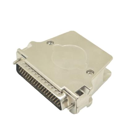 China Customized computer mechanical hardware metal video 50pin hood and so on D-sub 180/75/45 degree connection male-female connector D-sub for sale