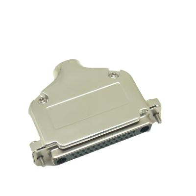 China > 40dB between 30MHz & 1GHz d-sub connector 9,15,25pin d-sub plug 180 degree metal cover for sale