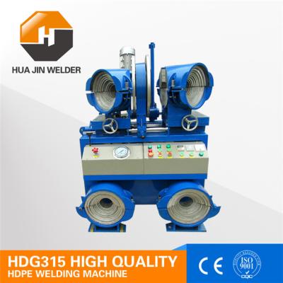 China Make HDPE Fitting: High Quality HDPE Workshop Competitive Price Elbow Factory Fit Machine HDG315mm for sale