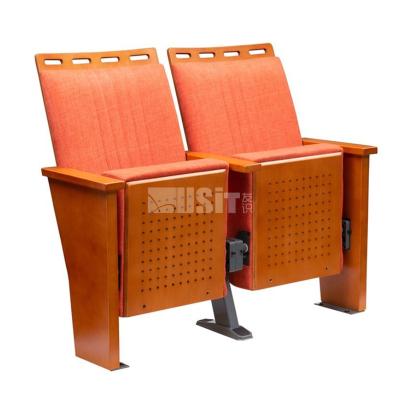 China Contemporary New Design European Style UA-6173A Dimming Tip Up Plywood Conference Hall Chairs for sale