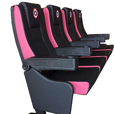 China Cinema Purpose USIT POSING PU Cover Cinema Chair UA-6401 With Embroidery 4d Cinema Chair For Movie Theater for sale