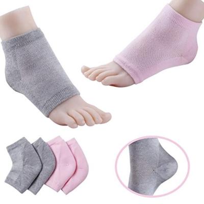 China Spa Socks ZRWA16B Moisturizing Gel Feet Sheath Treatment Care Heel Socks For Dry Hard Cracked Heels for sale