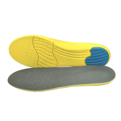 China ZRWR06 PU Foam+Fabric+Gel Orthotic Gel Insole PU Memory Foam Shoes Insoles Sport Running Insoles for sale