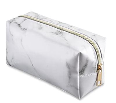 China Hot Selling PU Fashion Cosmetic Bag Travel PU Storage Bag Transparent Lady Washing Bag for sale