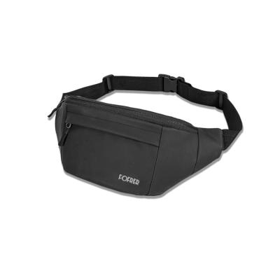 China Water Proof Durable Mens Womens Fitness Waist Bag Zipper And Belt Adjustable Waist Bag With Earphone Hole for sale