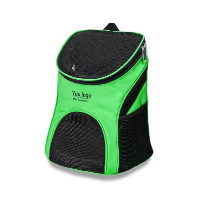 China High Quality Breathable Multi Function Pet Backpack Custom Foldable Outdoor Travel Pet Backpack for sale