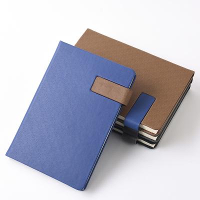 China Custom debossed A5 logo stationery business hardcover book high quality PU leather journal notebook for sale