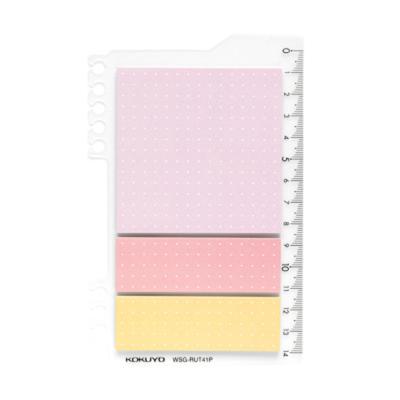 China Self Adhesive Custom Design Student Notes Popular Self-adhesive Paper Memo Pad for sale