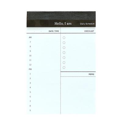 China Loose Leaf Cheap Tear To Do List Custom Notepad For Daily Schedule for sale