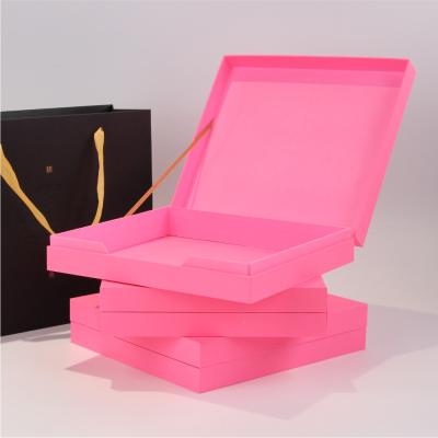 China Recyclable High Quality Pink Wedding Door Paper Kraft Gift Box for sale