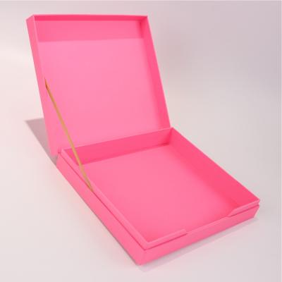 China Recyclable Custom Pink Kraft Paper Gift Boxes For Packaging for sale