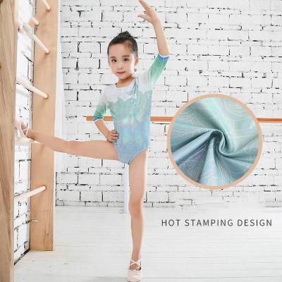 China Gradient Ramp Polyester Fabric Gymnastics Comfortable Comfortable Dancer Tights For Kids for sale