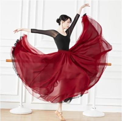 China tutu & skirts tutu & Hot New Next Sale DM000013 Edges Ballet Dance Skirt Chiffon Dress Adult Ballet Skirt For Adult for sale