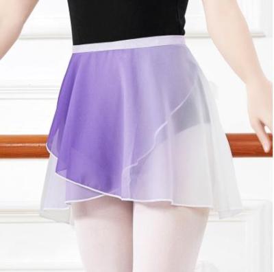 China tutu & skirts tutu & New Coming High Quality Adult Chiffon Dance Skirt Edges Ballet Dress One-Piece Skirt DM00007 For Female for sale