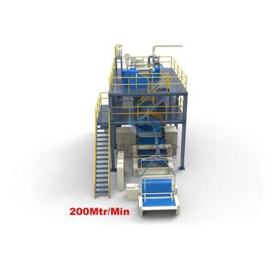 China Factory Factory China SS Nonwoven Fabric Making Machine Nonwoven Fabric Meltblown Machine 1600 for sale