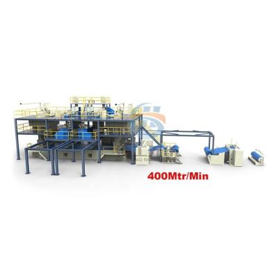 China Smart Factory Operation PLC High Accuracy Pump Spunbond Nonwoven Fabric Making Machine for sale