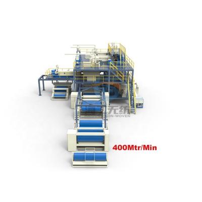 China Factory SS Spunbond Nonwoven Fabric Making Machine Nonwoven Material Making Machine Nonwoven Fabric for sale