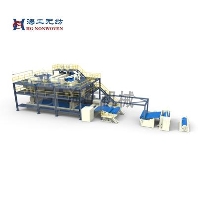 China Factory High Quality Nonwoven Fabric Making Machine Non Woven Fabric Production Line for sale