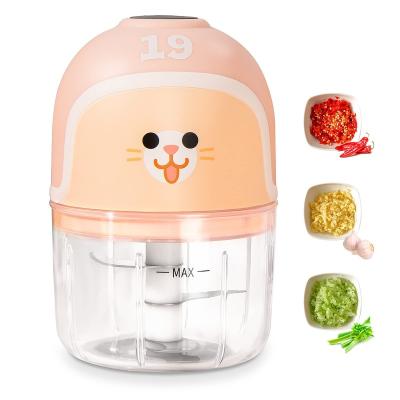 China Inxdolhom Waterproof Battery Household 250ml Onion Garlic Meat Chopper Portable Min Multifunction Food USB Rechargeable Processor for sale