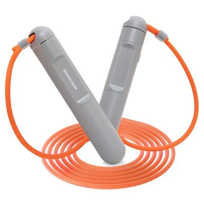 China Exercise Inxdolhoe Gray Color Digital LED Display Wireless Counterweight Jumping Jump Rope With Counter For Exercise for sale