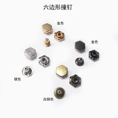 China Chinese Clothing Side Retainer Double Button Snap Cavity Fastener Shoe Maker Rivet for sale