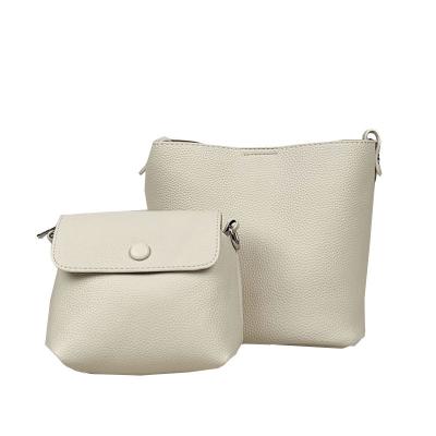 China Advanced and simple fashion one shoulder bucket bag for women 2023 new Korean fashion soft cross - body bag for mother and child for sale