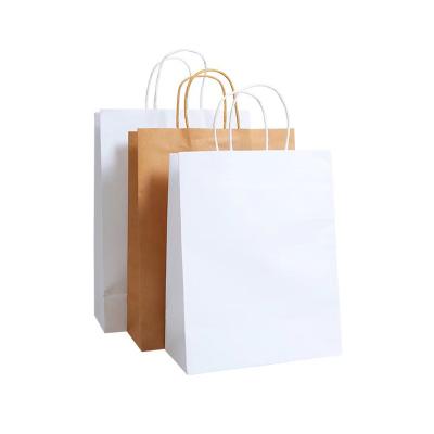 China Disposable Kraft Paper Bag Hot Selling High Quality Environmental Friendly Recyclable Paper Bag Customize for sale