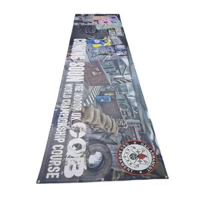 China Factory Supply High Quality Environmental Friendly Recyclable Disposable Mesh Banner Happy Birthday Banner for sale