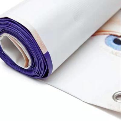 China Wholesale Price Disposable Customizable Size Vinyl Banner Recyclable Environmental Friendly Wall Banner for sale