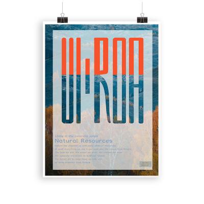 China Customized Disposable Hot Sale Form Vinyl Poster Environmental Friendly Recyclable Poster Display for sale