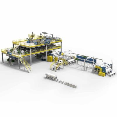 China China Factory Spunbond Fabric Spunbond Nonwoven Fabric Machine SS Double Beam Spunbond Fabric Making Machine for sale