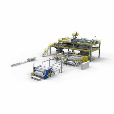 China 2021 Factory China Automatic Non Woven Nonwoven Fabric Making Machine for sale