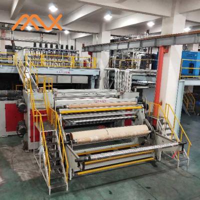 China Stability AZX Pla Fabric Machinery 100% Biodegradable Pla Cloth Machine Pla Melt Nonwoven Blown Nonwoven Machine for sale