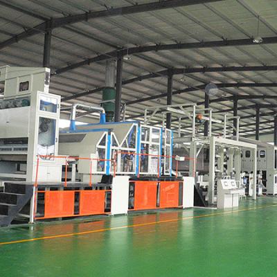 China Hygiene industry AZX hot sale spunlace nonwoven fabric making machinery eco friendly spunlace machine for sale