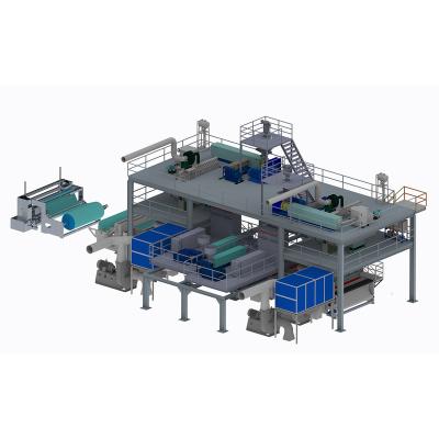 China Stability MPM Meltblown Non Woven Production Lines Non Woven Wood Pulp Making Machine for sale