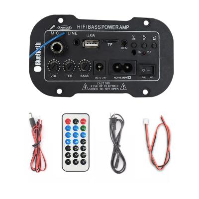 China TF Card Can Be Inserted 3028-MIC Subwoofer Amplifier Audio Panel 12V 220V Power Amplifiers USB TF FM Car Decoding 5-6 Inch Subwoofer DIY for sale