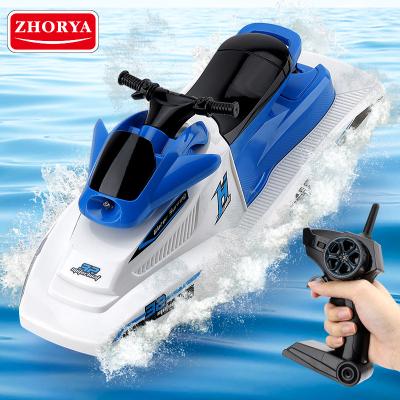 China RC Hobby Zhorya 2.4g Remote Control Toy Mini Motor Boat Ship Model Toy Remote Control Boat for sale