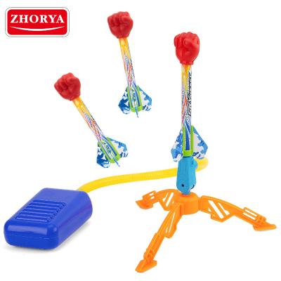 China Children Amusement Toys Zhorya Launcher Kids Outdoor Sport Amusement Park Flat Jump 100 Stomp Rocket Toy for sale