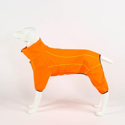 China Sustainable China Made Pet Clothes Fall And Winter Composite Four-sided Elastic Fabric Quadruped Jacket for sale