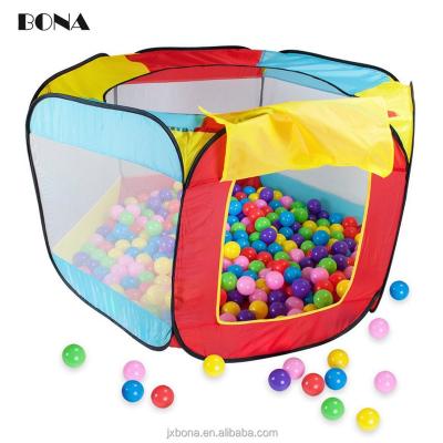 China Easy Foldable Kids Play Tent Automatic Design Easy Folding Ball Hut, Indoor Outdoor Hideaway Tent, Play Hut Kids Play House With Zipper Storage Bag for sale