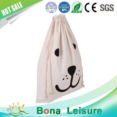 China High Quality Cute Canvas Viable Toy Storage Bag For Kids for sale