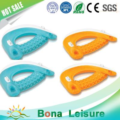 China PVC 2017 Summer Essential Floating Beach Lounge Seat for sale