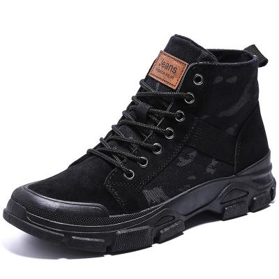 China Martin Boots Canvas British Retro Fashion Workwear Ankle Waterproof High Quality Leisure Snow Boots For Men for sale