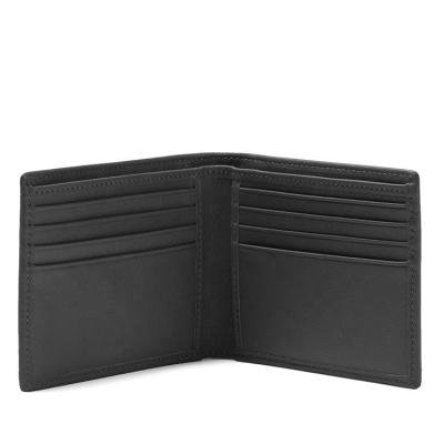 China RFID Customized Eco-friendly Texture Classic Short Calfskin Nappa Brand OEM Style Men's Leather Wallet For Men for sale