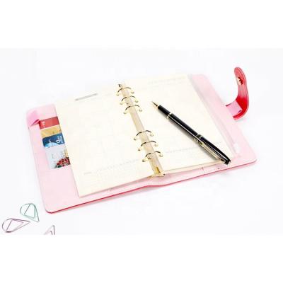 China Wholesale New Design PU Notebook Organizer Organizer Loose-leaf Business Folder Organizer for sale